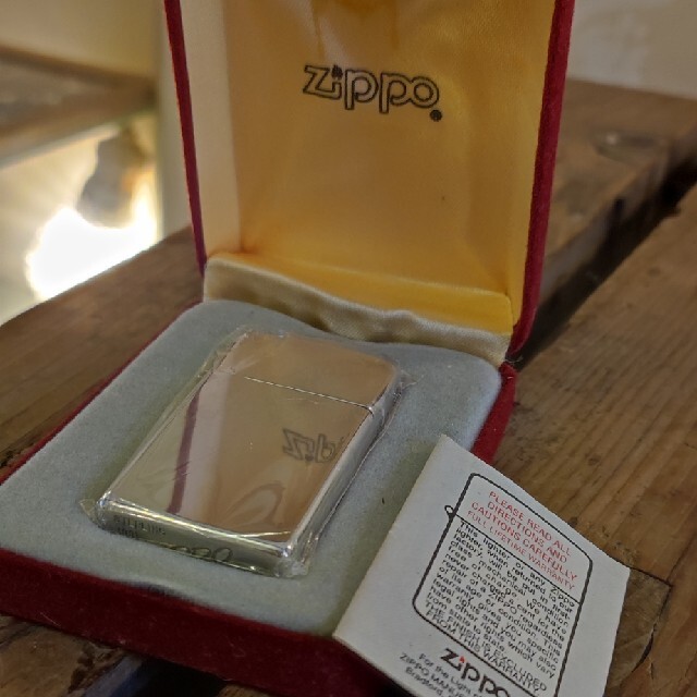 Zippo ジッポー 筆記体 Sterling 純銀 スリム ヴィンテージ