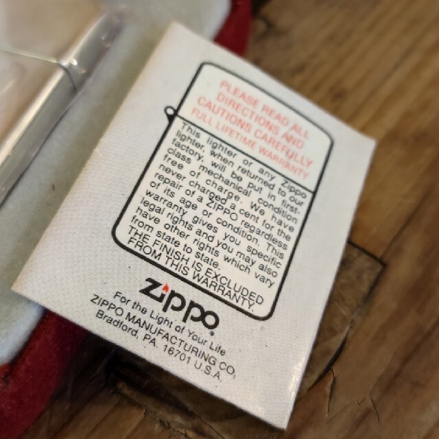 ZIPPO(ジッポー)の1991年スターリングシルバージッポ スリム 筆記体ロゴ 純銀 ZIPPO メンズのファッション小物(タバコグッズ)の商品写真