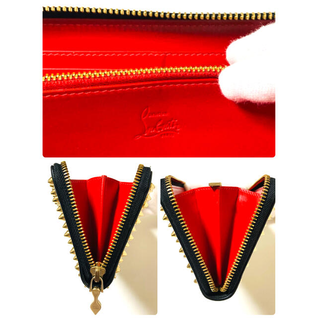 Christian Louboutin(クリスチャンルブタン)のmi♡ma様専用　クリスチャンルブタン　ゴールド　長財布　ラウンドファスナー メンズのファッション小物(長財布)の商品写真