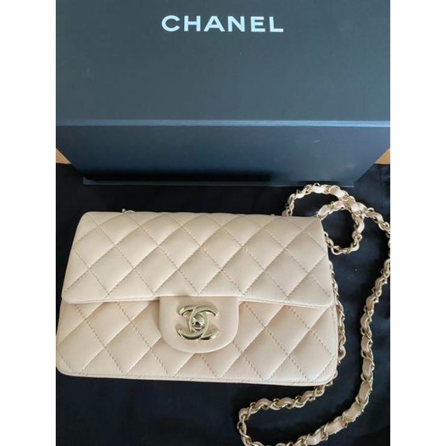 返品不可】 CHANEL - CHANEL シャネル マトラッセミニ ベージュ