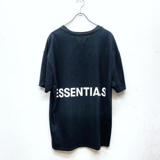 フィアオブゴッド(FEAR OF GOD)の【USED】初期 ESSENTIALS ロゴ Tシャツ【M / BLACK】(Tシャツ/カットソー(半袖/袖なし))