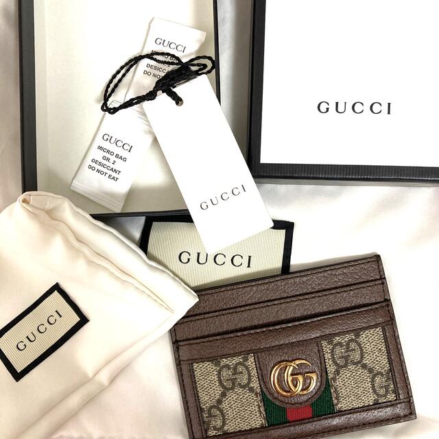 Gucci(グッチ)の【つー様専用】新品未使用GUCCI カードケース グッチ レディースのファッション小物(財布)の商品写真