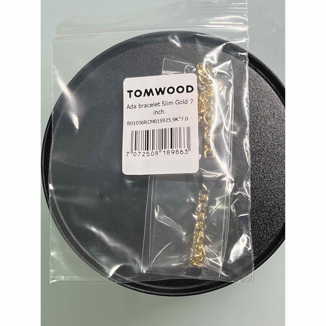TOMORROWLAND - 新品 TOM WOOD ゴールド ブレスレット 9K 7.0インチ