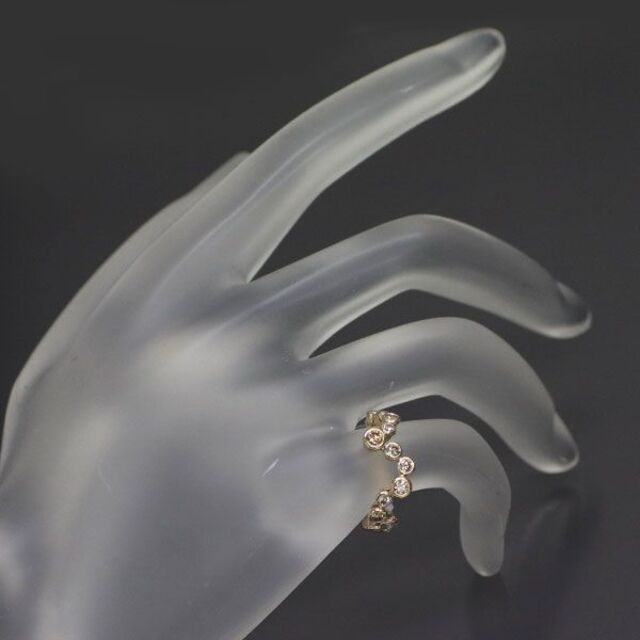 カシケイ K18BG ブラウン ダイヤモンド ピンキーリング ベゼル レディースのアクセサリー(リング(指輪))の商品写真