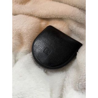 ロエベ(LOEWE)の【さんちゃん様専用】LOEWE　コインケース　蹄形　小銭入れ　レザー　ブラック(コインケース/小銭入れ)