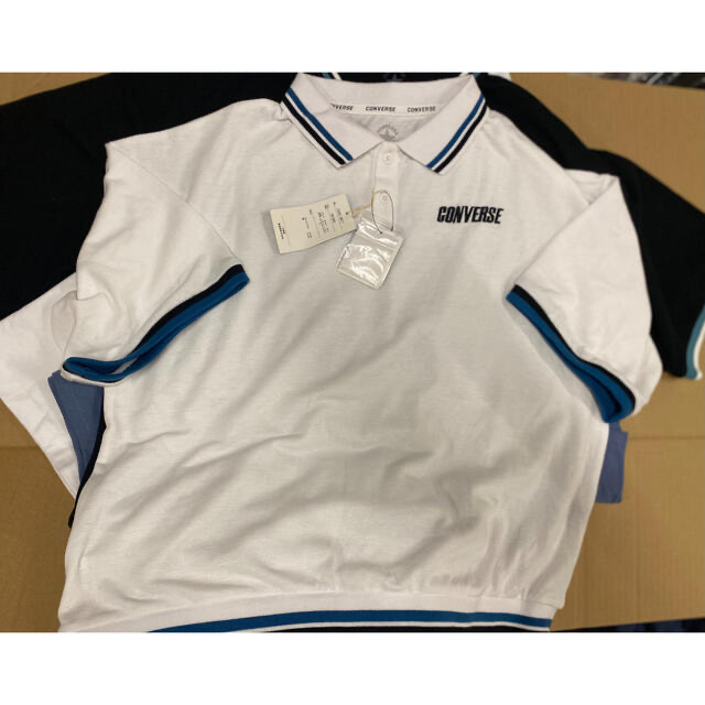 CONVERSE(コンバース)のレディースLサイズ　コンバースTシャツ、ポロシャツ＋ミッキーポロシャツ　 レディースのトップス(Tシャツ(半袖/袖なし))の商品写真