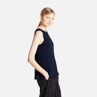 ユニクロ(UNIQLO)のWOMEN エアリータンクブラウス＋E (シャツ/ブラウス(半袖/袖なし))