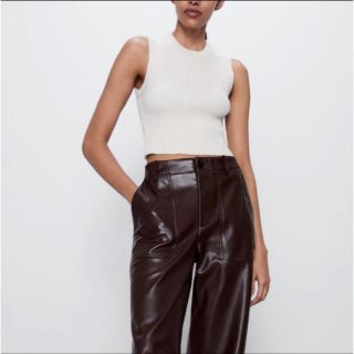 ザラ(ZARA)の【 新品 】 リブニットトップス(ニット/セーター)