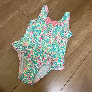 新品☆女の子キッズ水着 ベビー水着 80〜90 小花柄　可愛い☺︎(水着)