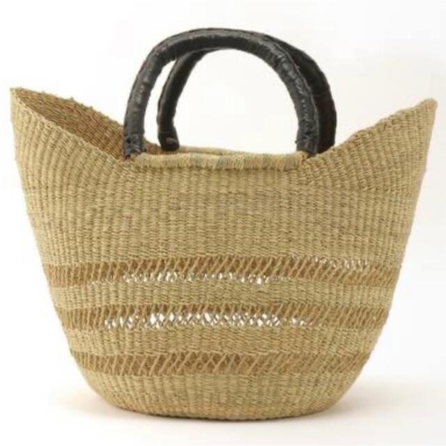 L'Appartement DEUXIEME CLASSE(アパルトモンドゥーズィエムクラス)の新品L'Appartement  MARKET BAG L  ベージュA レディースのバッグ(かごバッグ/ストローバッグ)の商品写真