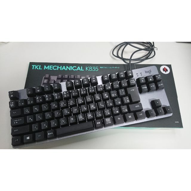 Logicool K835GPR 有線 TKL メカニカルキーボード 赤軸