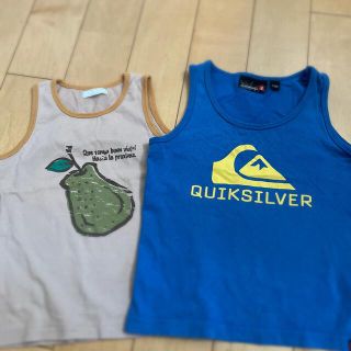 クイックシルバー(QUIKSILVER)のタンクトップ２枚セット　110(Tシャツ/カットソー)