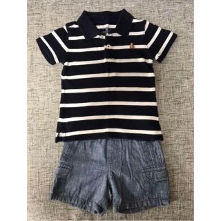 ベビーギャップ(babyGAP)の★ babyGap★ワンポイントベアポロシャツ&ショートパンツset(Tシャツ/カットソー)