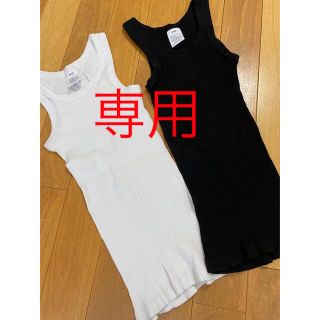 ハイク(HYKE)の専用！HYKE リブタンクトップ　ブラック　(タンクトップ)