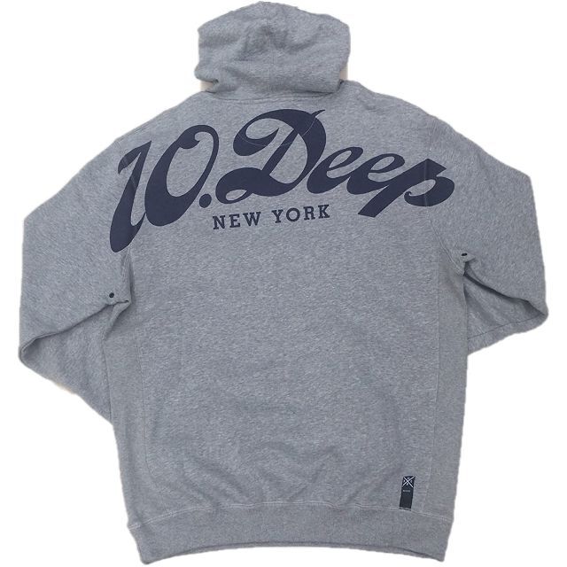 10 DEEP ビンテージ加工 プルオーバーパーカー XXL