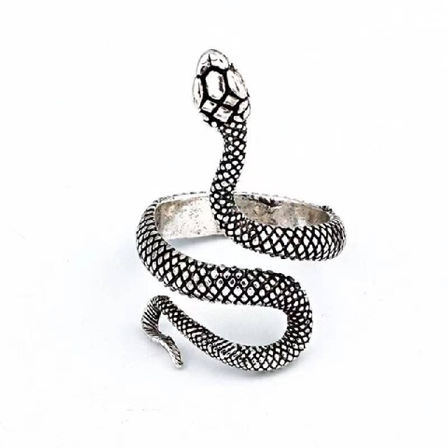 蛇　指輪　リング　レディース　メンズ　ヘビ　スネーク　メンズリング　人気 メンズのアクセサリー(リング(指輪))の商品写真