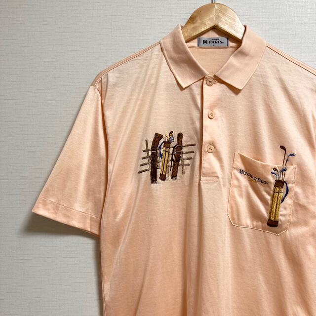 MONSIEUR PARIS シャツ ポロシャツ ゴルフ 刺繍♪ スポーツ/アウトドアのゴルフ(ウエア)の商品写真
