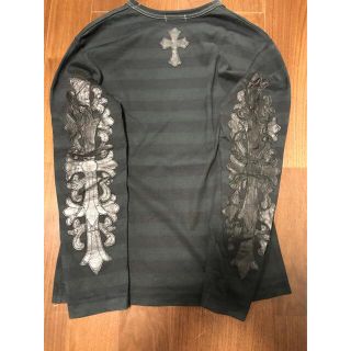 クロムハーツ(Chrome Hearts)のクロムハーツ  フローラルクロスパッチ　ロンT コムデギャルソン　コラボ(Tシャツ/カットソー(七分/長袖))