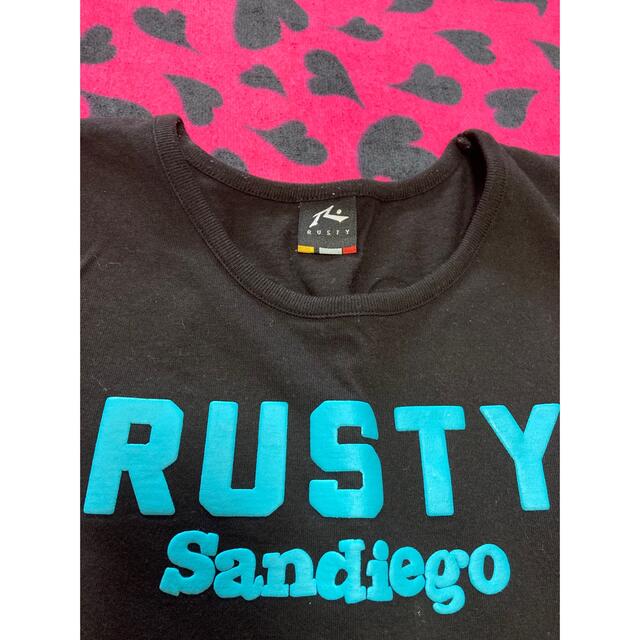 RUSTY(ラスティ)のRUSTY 黒タンクトップ 150 キッズ/ベビー/マタニティのキッズ服男の子用(90cm~)(Tシャツ/カットソー)の商品写真