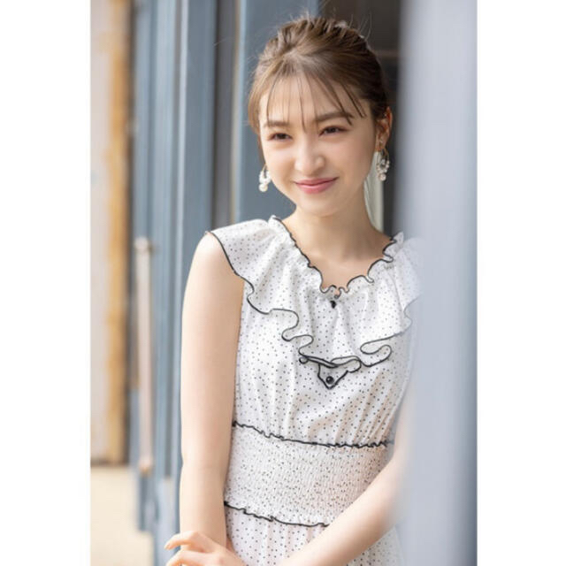 tocco - 【新品】トッコ クローゼット配色ライン入りドットメロー