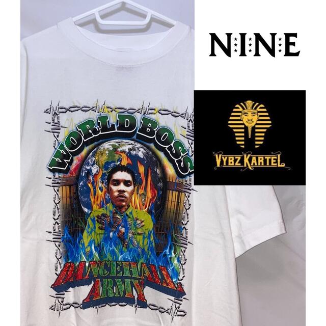 NINE RULAZ(ナインルーラーズ)のNINE RULAZ LINE WORLD BOSS TEE メンズのトップス(Tシャツ/カットソー(半袖/袖なし))の商品写真