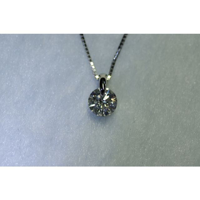 プラチナ900ダイヤモンドネックレス 超大粒美品★1.149Ct L-I1-EX 2