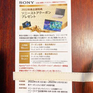 ソニー(SONY)の2022年　ソニーストア　クーポン(ショッピング)