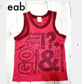 エーアーベー(e.a.B)のeab エーアーベー  リンガー タンクトップ   赤　95(Tシャツ/カットソー)