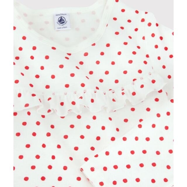 PETIT BATEAU(プチバトー)の⭐︎ご専用⭐︎ 新品未使用  プチバトー  長袖  パジャマ  10ans キッズ/ベビー/マタニティのキッズ服女の子用(90cm~)(パジャマ)の商品写真