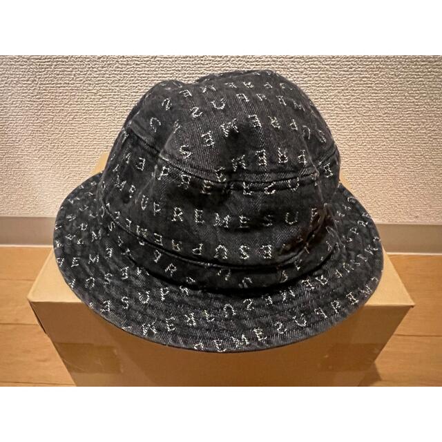 Supreme Jacquard Logos Denim Crusher - ハット