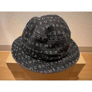 シュプリーム(Supreme)のSupreme  Jacquard Logos Denim Crusher(ハット)