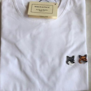 メゾンキツネ(MAISON KITSUNE')の新品 MAISON KITSUNE メゾン キツネ Tシャツ  m(Tシャツ(半袖/袖なし))