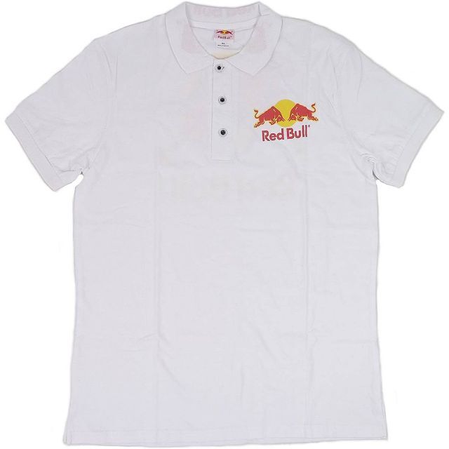 Red Bull バイソンロゴ 半袖ポロシャツ ホワイト XL