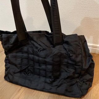 シャネル(CHANEL)のシャネル　トラベルライン　黒　MM(トートバッグ)