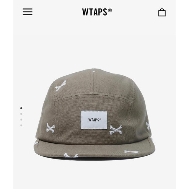 WTAPS 22SS T-5 02 CAP CROSS BONE GREIGE