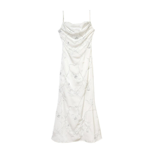 melt the lady air flower camisole dress