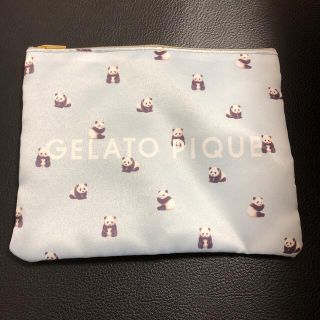 ジェラートピケ(gelato pique)の中古品🌟スウィート　付録　ジェラートピケ　パンダ柄フラットポーチ(ポーチ)