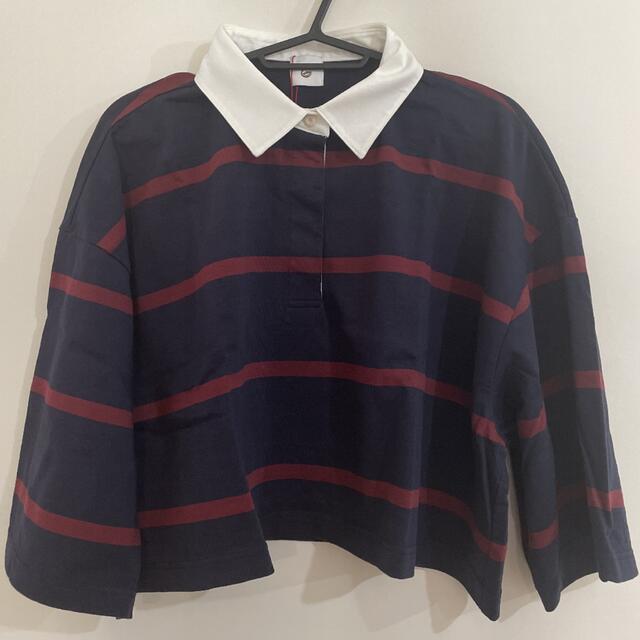 roku ラガーシャツ ROKU RUGGER SHIRT ショート丈トップス