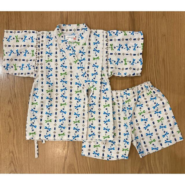 甚平　100 120 ２枚セット　男の子　兄弟 キッズ/ベビー/マタニティのキッズ服男の子用(90cm~)(甚平/浴衣)の商品写真