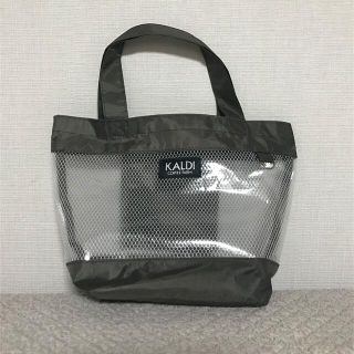 カルディ(KALDI)の【新品】カルディ夏のコーヒーバッグ(ダークグリーン)(エコバッグ)