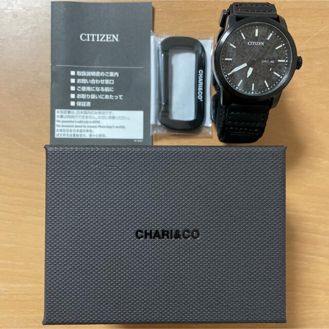 新品　腕時計 CITIZEN CHARI&CO  エコドライブ搭載 カラビナ付き