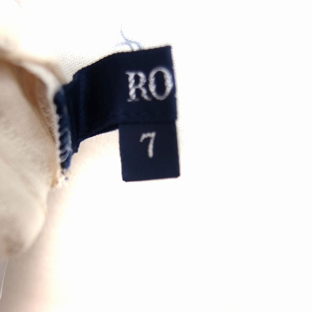 ROPE’(ロペ)のロペ ROPE ストライプ柄 シャツ ブラウス フリル キャップスリーブ 7 レディースのトップス(シャツ/ブラウス(半袖/袖なし))の商品写真