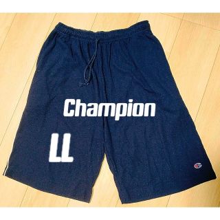 チャンピオン(Champion)のChampion ハーフパンツ リラックスパンツ ネイビー ワンポイント刺繍ロゴ(ハーフパンツ)