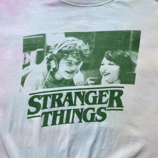 ストレンジャーシングス Tシャツ　シーズン1 Netflix 新品　XL 80s メンズのトップス(Tシャツ/カットソー(半袖/袖なし))の商品写真