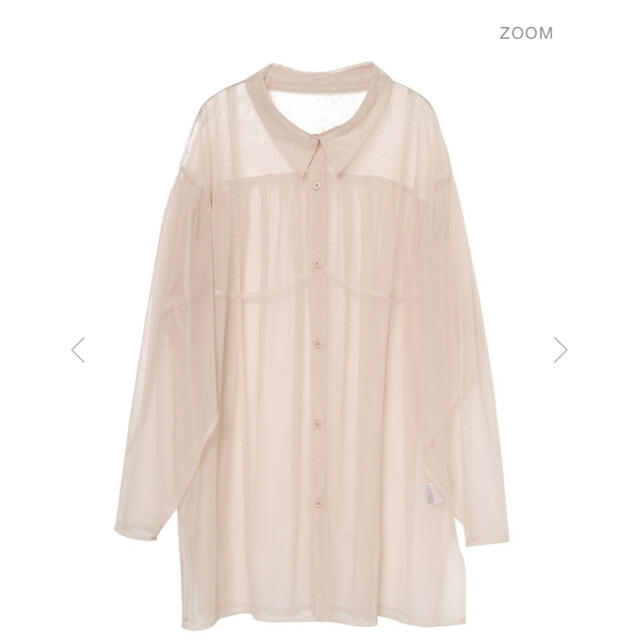 melt the lady  translucent shirt 即日発送