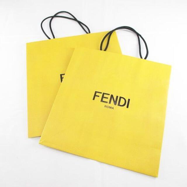 FENDI(フェンディ)のフェンディ FENDI 2枚セット 紙袋 ショッパー ショップ袋 純正 メンズのファッション小物(その他)の商品写真