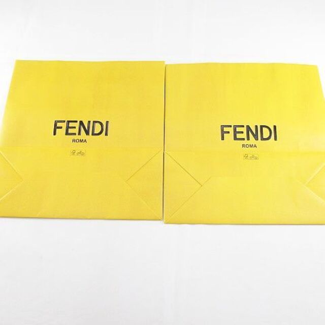 FENDI(フェンディ)のフェンディ FENDI 2枚セット 紙袋 ショッパー ショップ袋 純正 メンズのファッション小物(その他)の商品写真