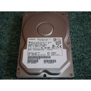 ヒタチ(日立)の【中古】HITACHI Deskstar 80GB HDS722580VLAT2(PCパーツ)