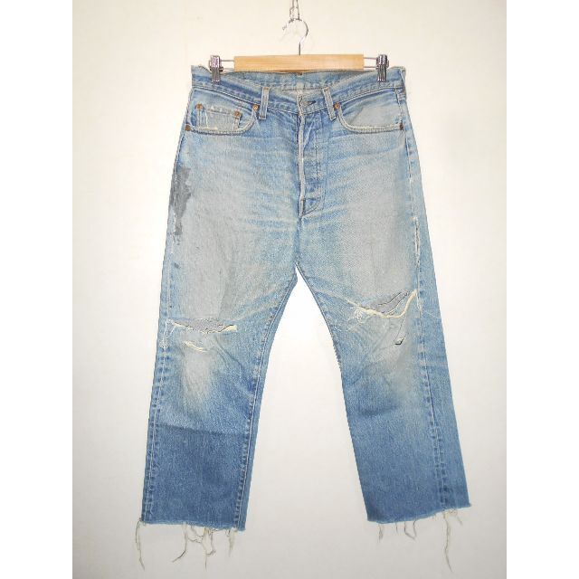 027020●  levi's 524 501 デニム 34 赤耳