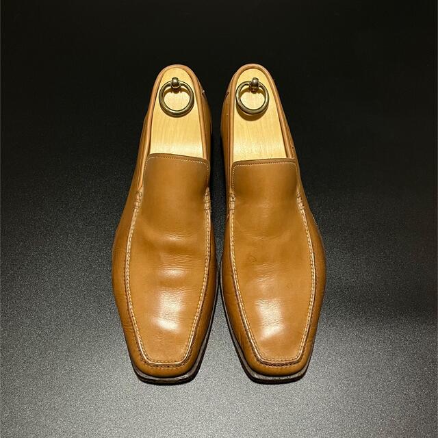 高級】Santoni サントーニ / スリッポン ローファー 革靴 サイズ7 ...